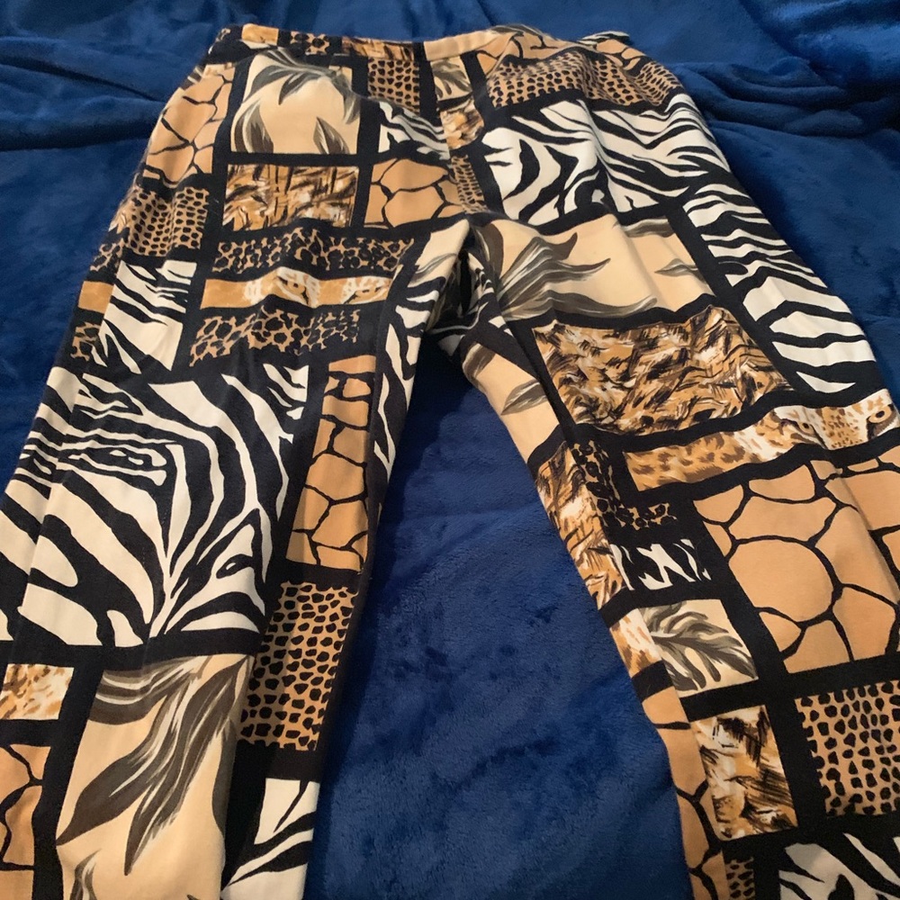Cache animal print pants